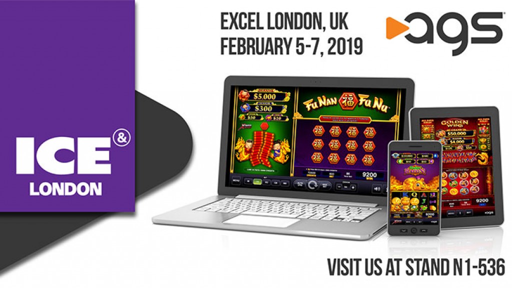 AGS Takes Its Obsession with the Game to London; Company to Showcase Full Suite of iGaming Real-Money, Social Platforms and Games at ICE February 5-7