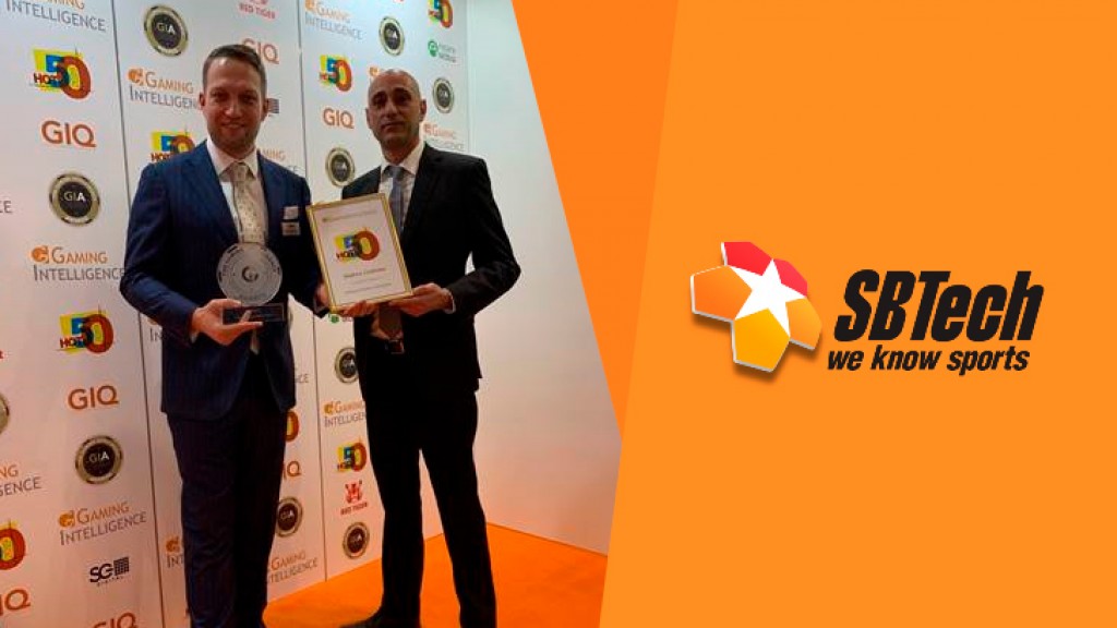 SBTech fue elegido como Proveedor de Apuestas Deportivas del Año en el Gaming Intelligence Awards 