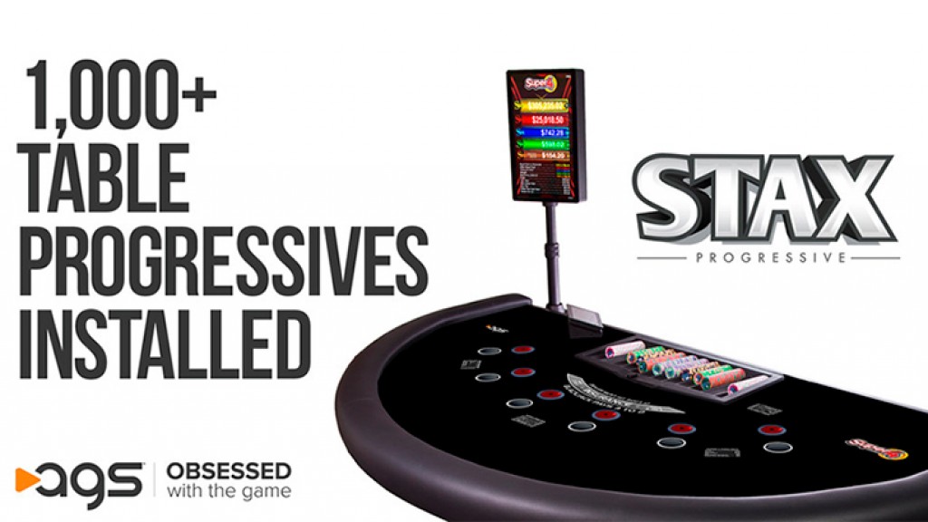 AGS Celebrates Major Milestone In Table Games Business As Its Table Progressive Installed Base Surpasses 1,000 Units