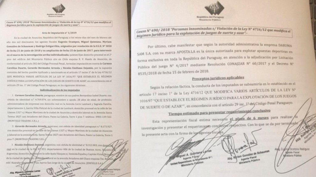 Imputan a propietarios de casas de apuestas deportivas