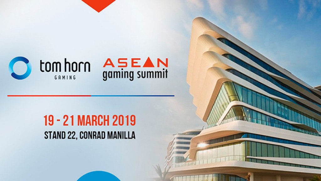 Tom Horn Gaming presentará sus productos en la cumbre de ASEAN Gaming