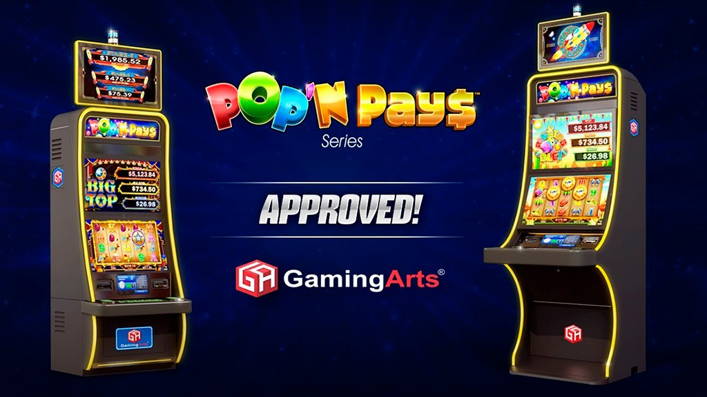 Gaming Arts Celebrates Company Milestones with Approval of its Pop´N Pays™ Video Reels and Record Number of Cabinet Orders
