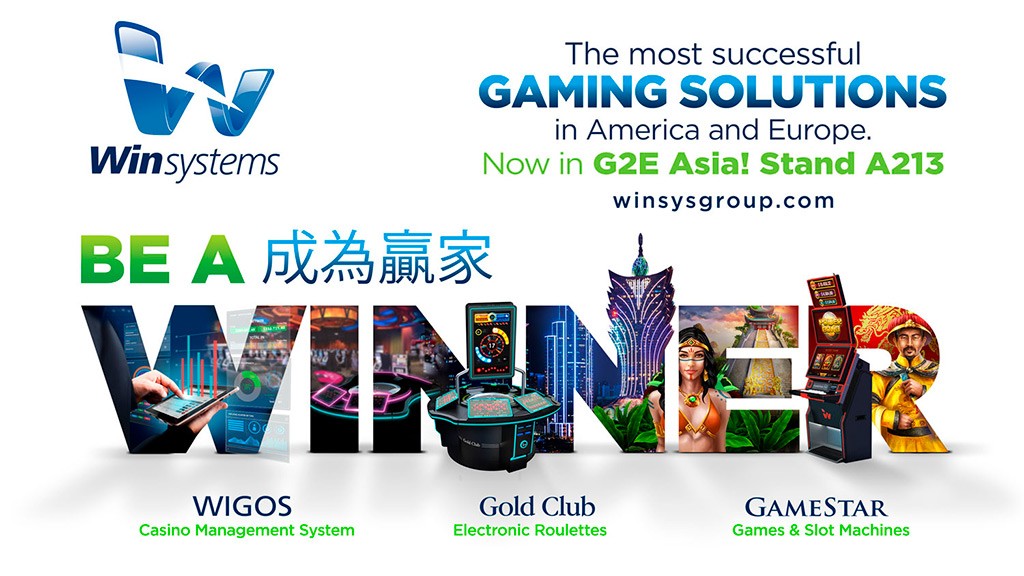 Win Systems disembarks in G2E Asia after a first quarter record for installations