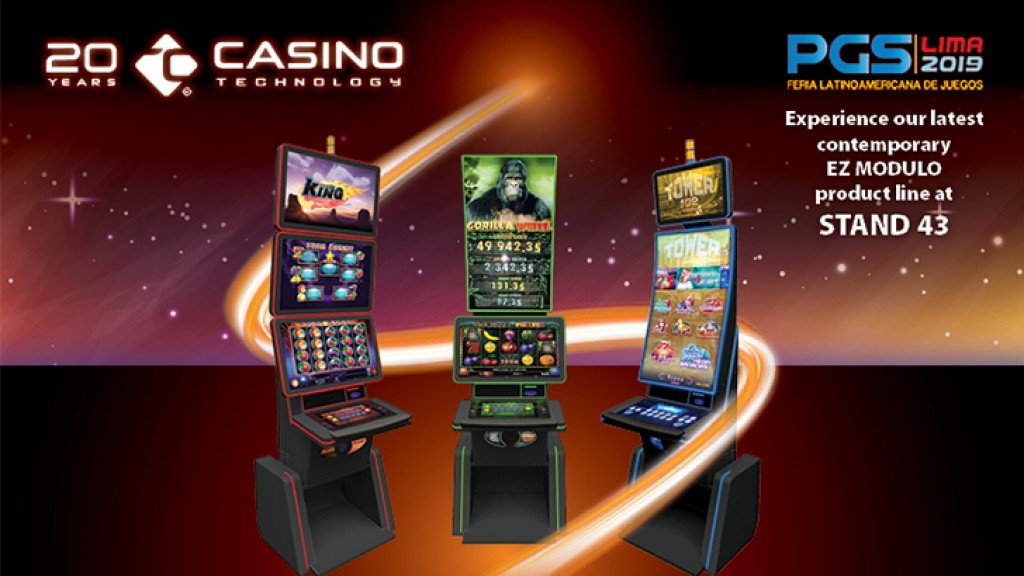 The latest EZ MODULO™ models of Casino Technology with diverse content highlighted at PGS 2019