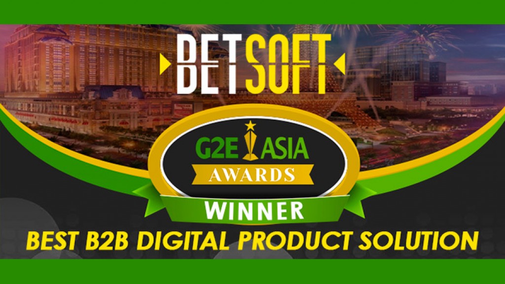 Betsoft Gaming Underlines Another Year of Achievement with G2E Asia 2019 Award Win