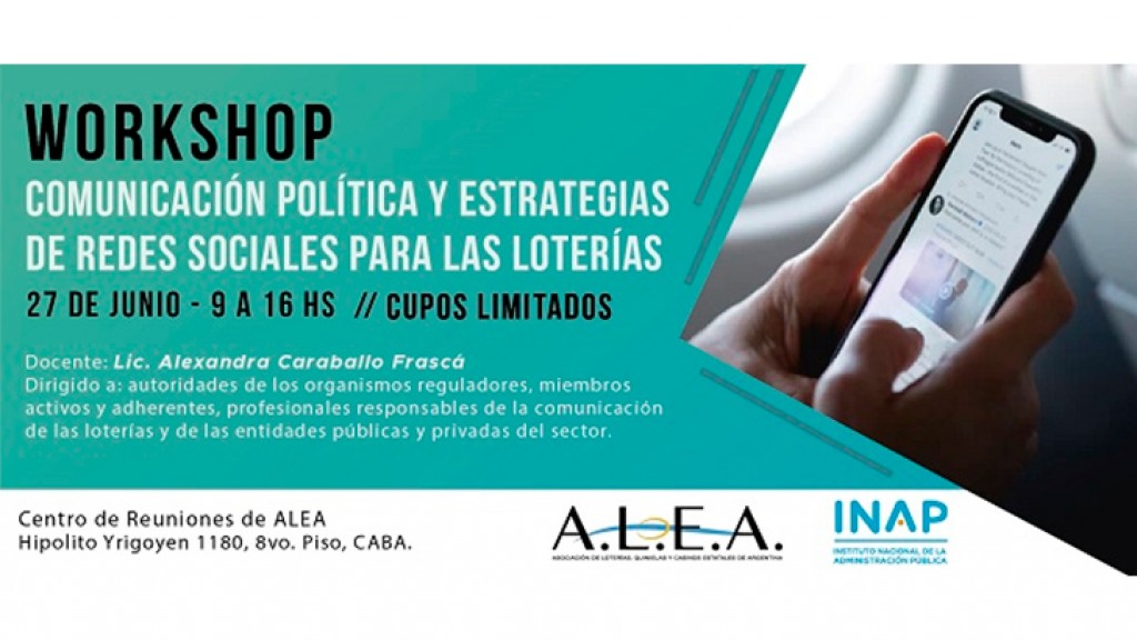 Workshop: “Comunicación política y estrategias de redes sociales para las loterías”