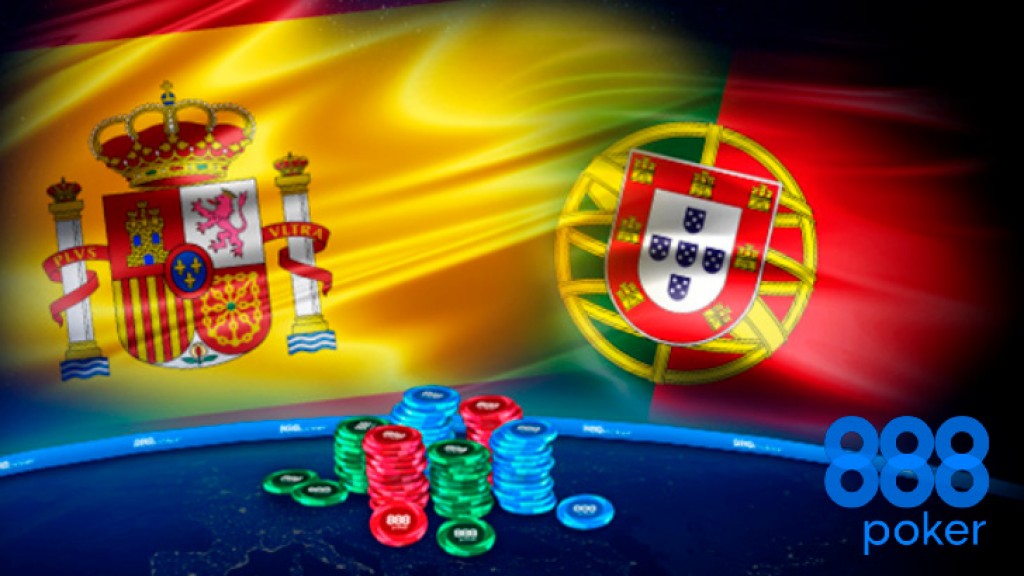 888poker comparte juego en España y Portugal