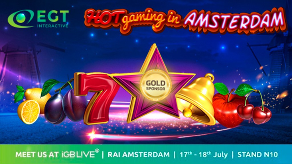 Por 3er año, EGT Interactive apoya a iGB Live! Amsterdam como GOLD sponsor