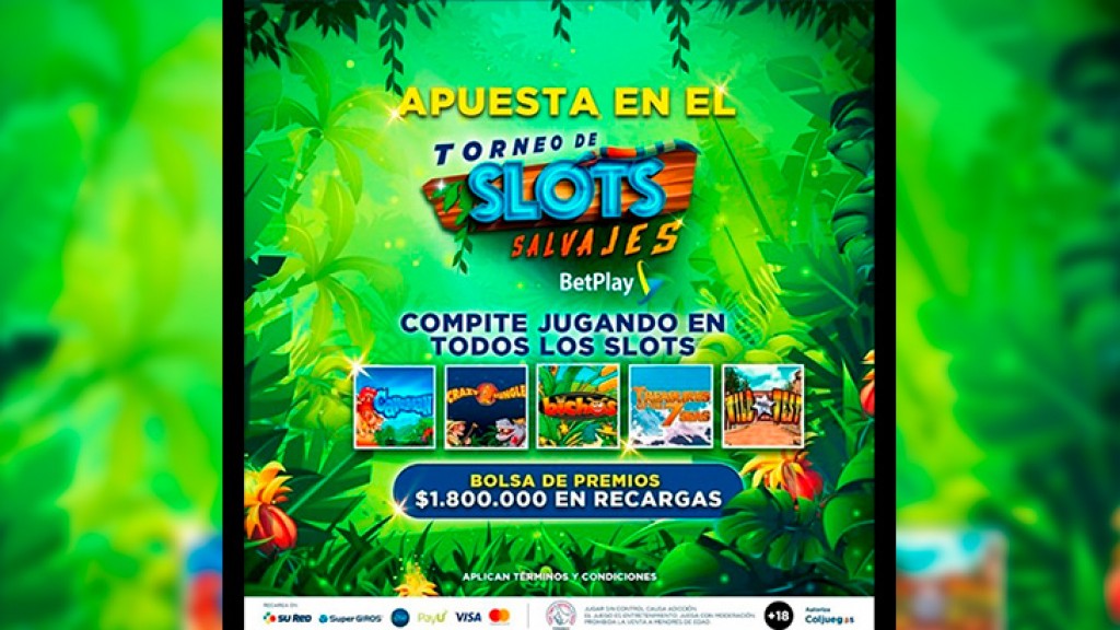 Betplay lanza el ´Torneo de Slots Salvajes´