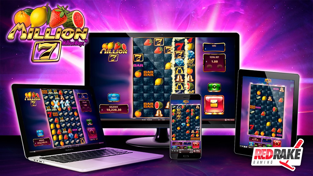 1 millón de modos de premio con la nueva video slot MILLION 7 de Red Rake Gaming