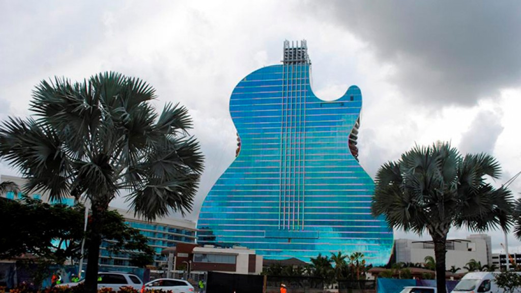 El primer hotel guitarra del mundo abrirá sus puertas en octubre del 2019