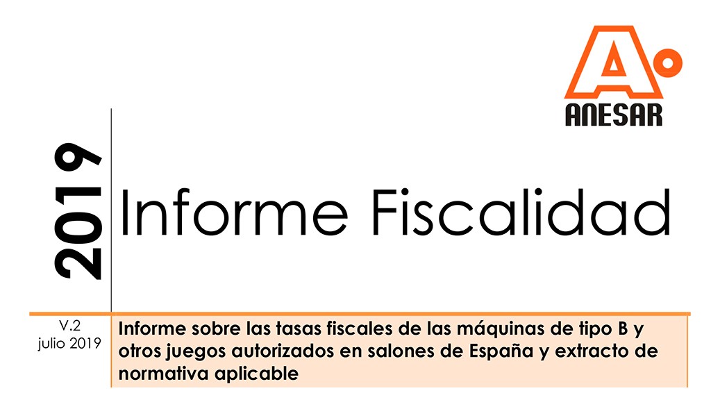 Actualizado el Informe de ANESAR sobre fiscalidad