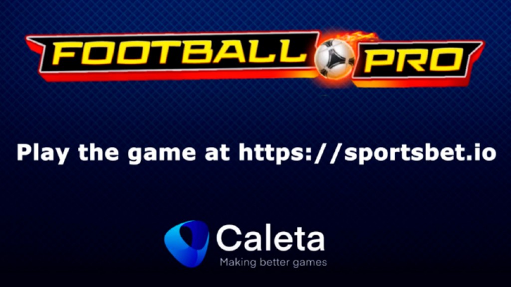 Caleta Gaming scores with Sportsbet.io-exclusive Football Pro slot