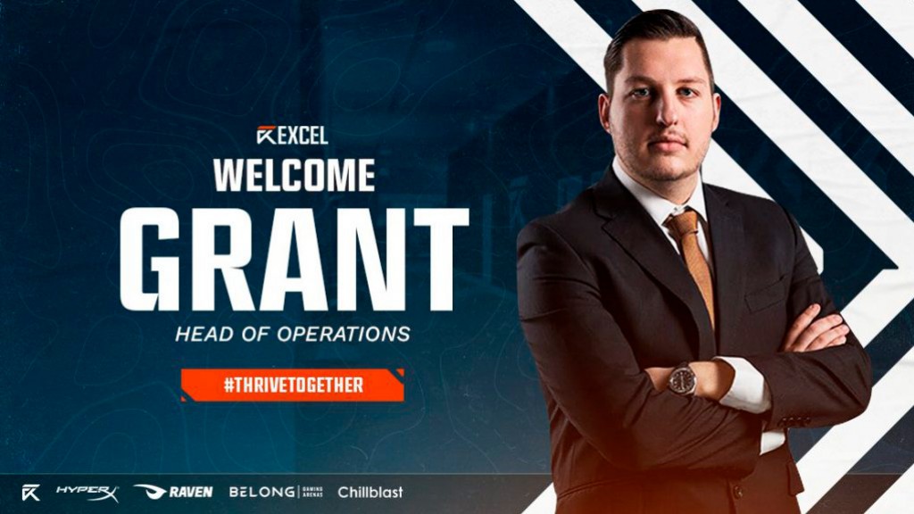 Excel Esports names Grant Rousseau as Head of Operations