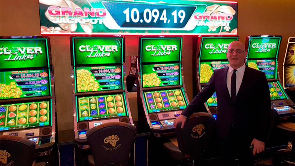 Apex Gaming Clover Link slim edition installed at Iveria Casino in Batumi, Georgia