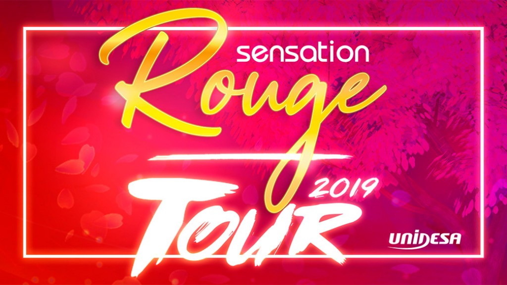 Unidesa anuncia el Sensation Rouge Tour 2019