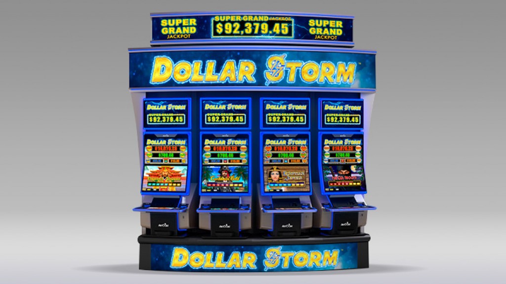 Aristocrat Class III Game Profile Dollar Storm™ on the MarsX™ Cabinet