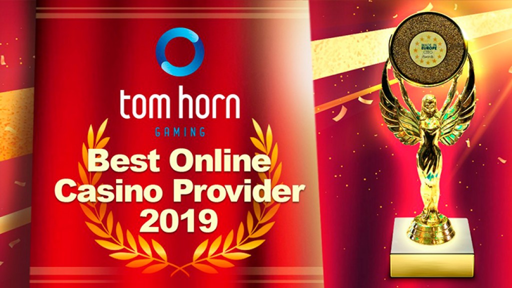 TOM HORN named Best Online Casino Provider at CEEG Awards 2019