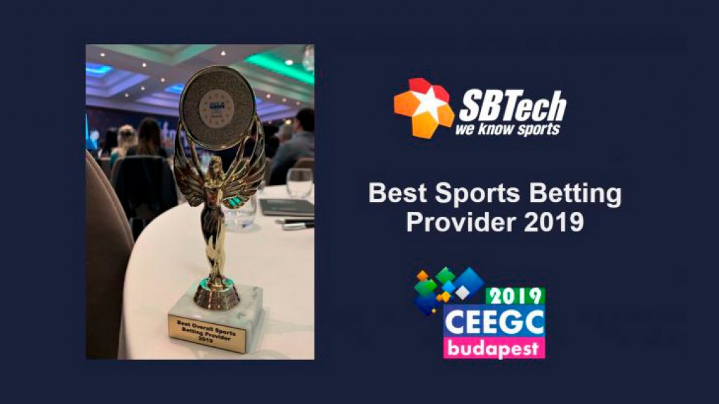 SBTech wins Sports Betting Provider for 4th year at CEEGC Awards 2019