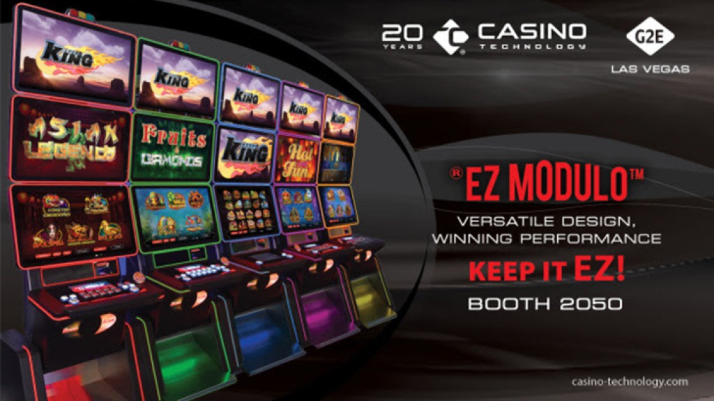 Casino Technology lanzará nuevos modelos de EZ Modulo en G2E Las Vegas
