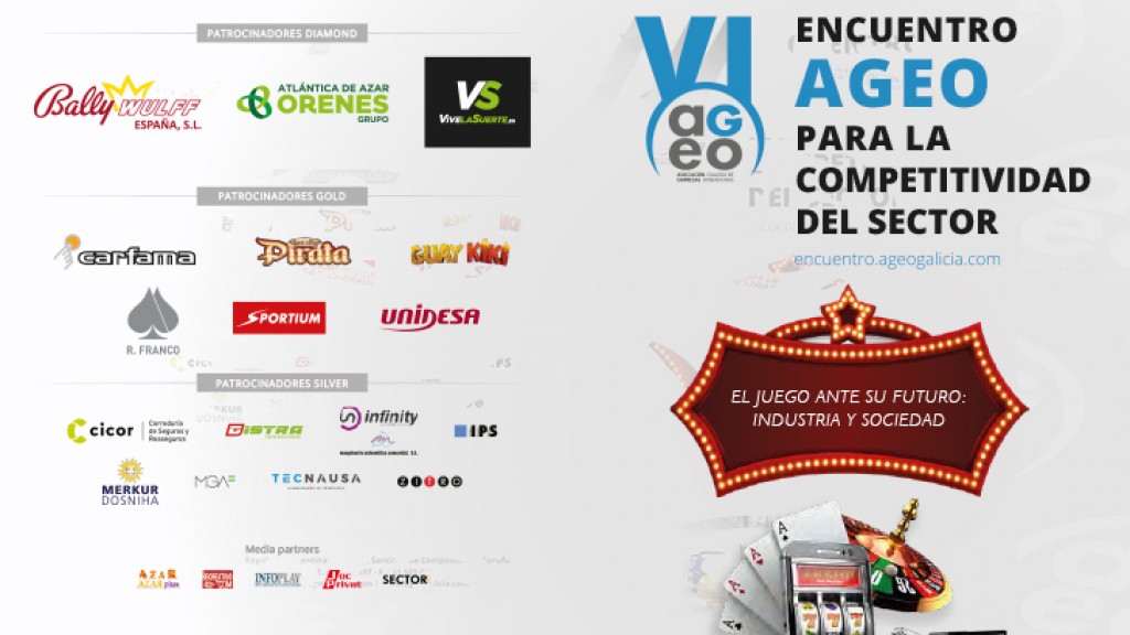 AGEO presentará en el VI encuentro el primer avance de un estudio pionero sobre el sector del juego presencial en Galicia