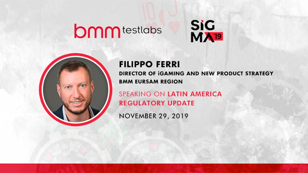 BMM to Exhibit at SiGMA 2019 