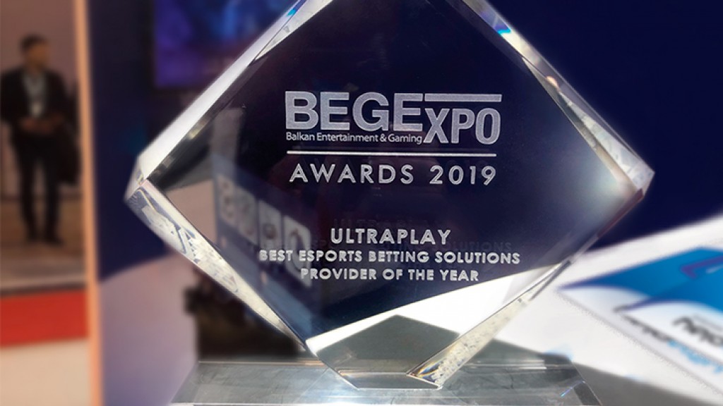 UltraPlay named the Best Esports Betting Solutions Provider at BEGE Expo Awards 2019
