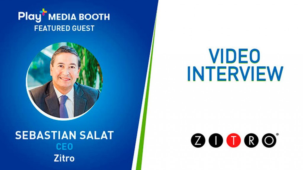North American television interviews Sebastián Salat, CEO of Zitro