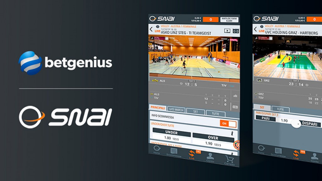 Snai signs-up to Betgenius streaming service in wide-ranging sportsbook deal 