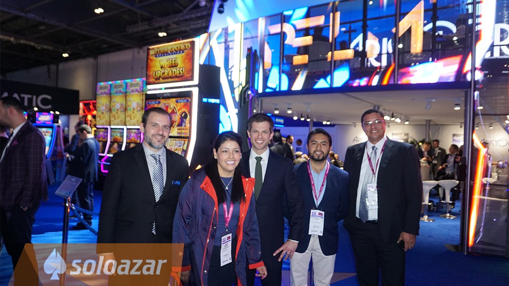 Aristocrat exhibited its broad portfolio of games and cabinets at ICE London