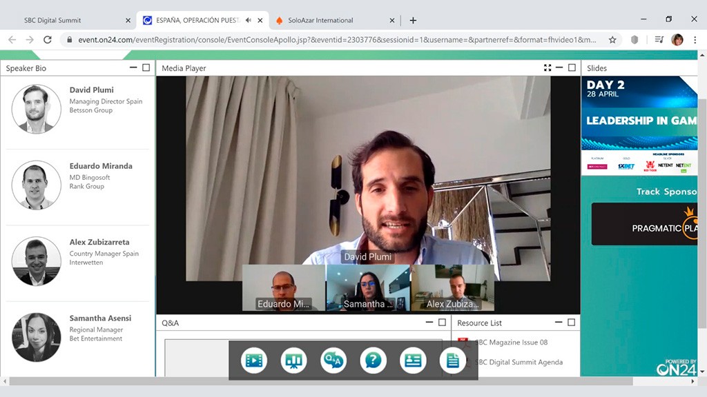 SBC Events: The situation of the games of chance sector in Spain, topic of discussion
