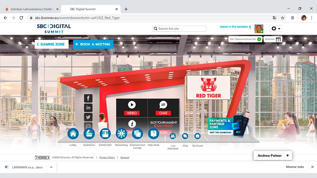 Red Tiger exhibió sus nuevos títulos en SBC Digital Event