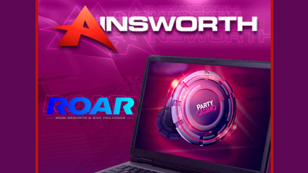 Ainsworth and ROAR Digital launch exclusive online slot games on Party Casino in New Jersey