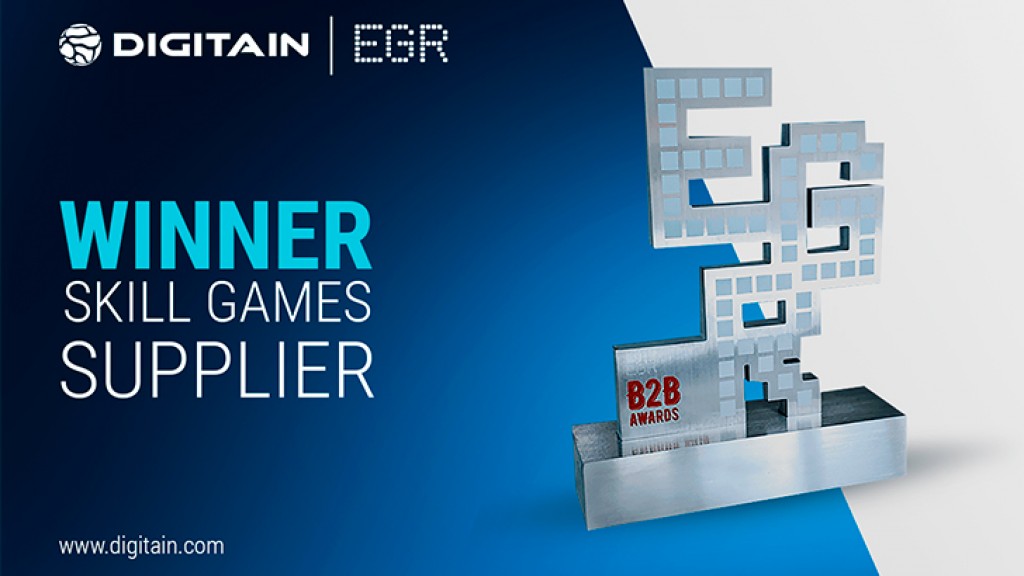 Digitain wins Skill Games Supplier at the EGR B2B Awards 2020