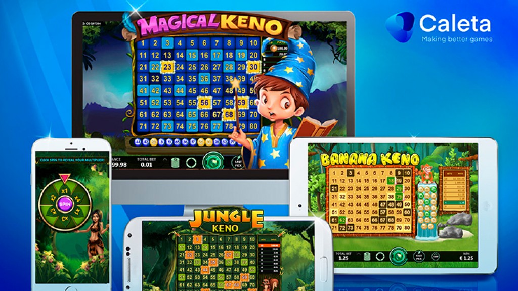 Caleta Gaming launches trio of pioneering keno games