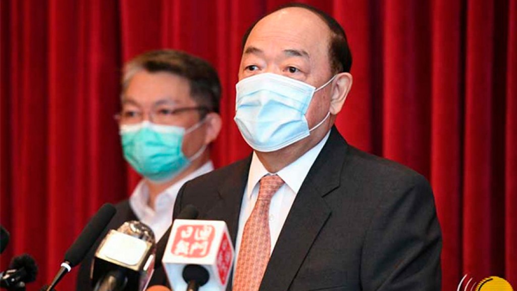 Macau CEO Ho Iat Seng expecting September GGR to show some improvement