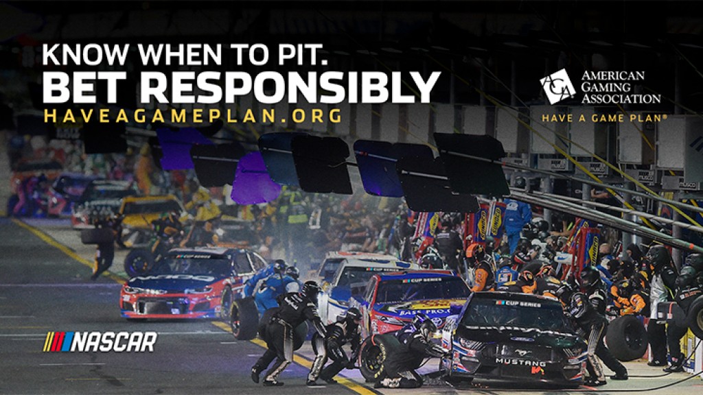 NASCAR Becomes First League Partner of AGA’s Have a Game Plan.® Bet Responsibly. Campaign