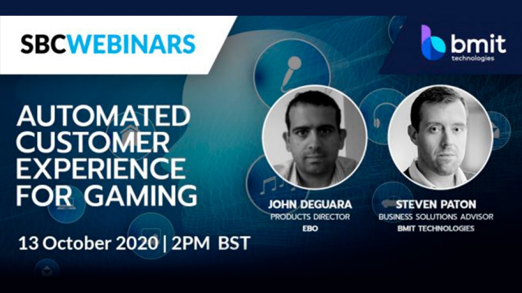 SBC Webinars and BMIT Technologies present Automated Customer Experience for Gaming