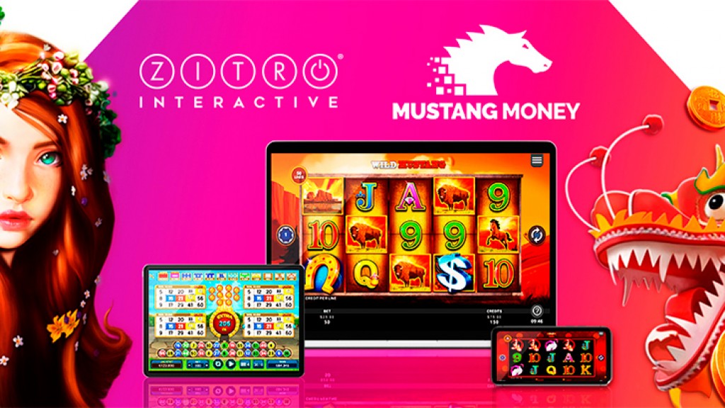MUSTANG MONEY incorporates ZITRO GAMES to its online casino offering