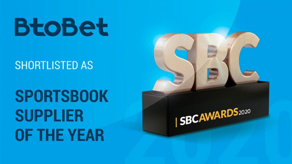 BtoBet finalist for SBC´s ´Sportsbook Supplier of the Year´ Award
