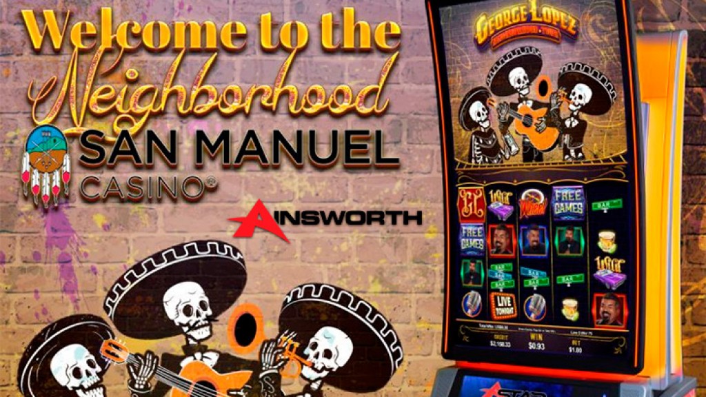 World Premiere of Ainsworth´s George Lopez Neighborhood Tour at San Manuel Casino in Southern California