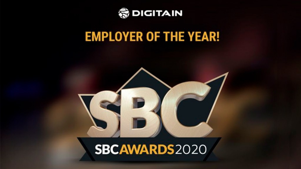 Digitain, Winner of Employer of the Year at SBC AWARDS 2020