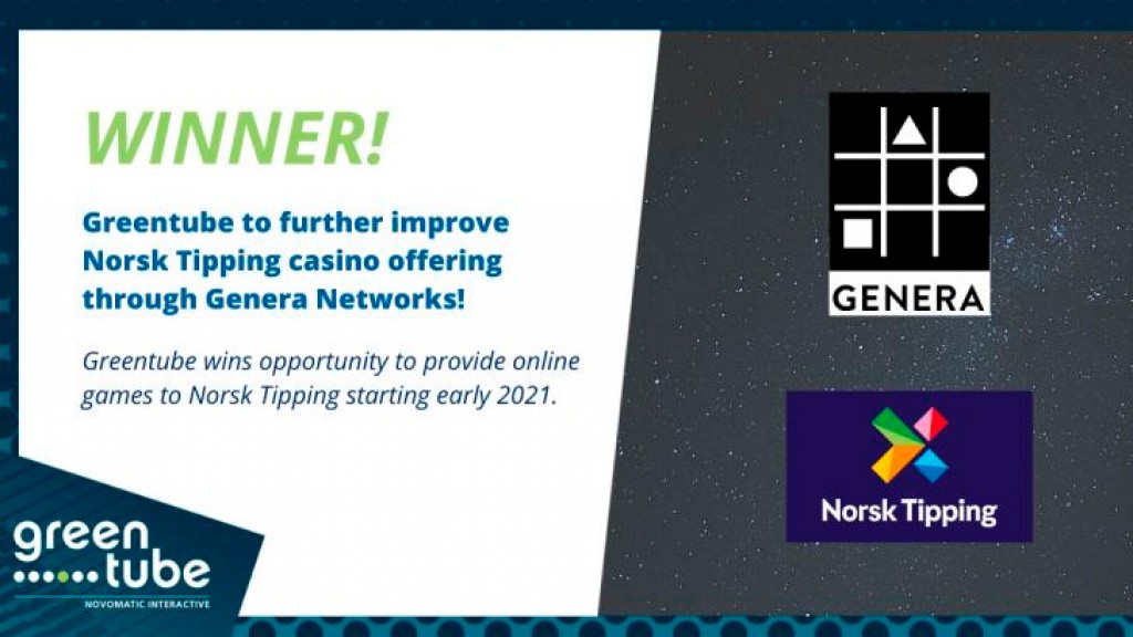 Norsk Tipping improves its casino offering with Genera Networks and Greentube