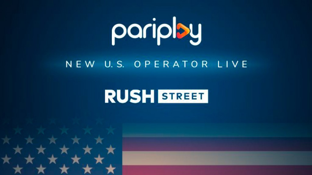 Pariplay Signed and Already Live With Leading US Online Operator Rush Street Interactive