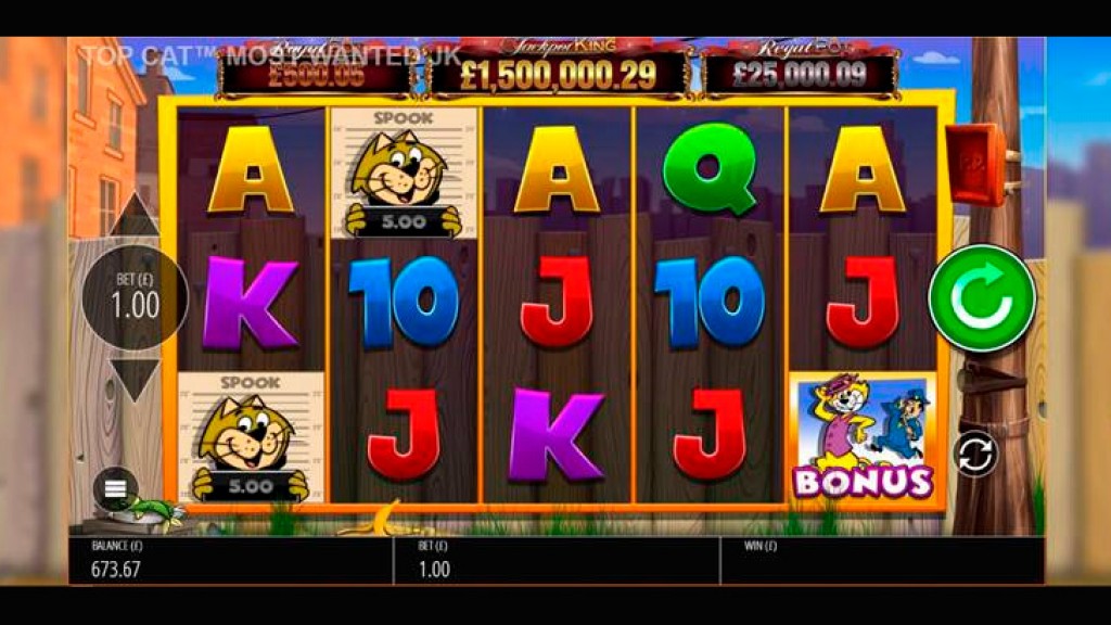 Blueprint bolsters Jackpot King series with Top Cat™ Most Wanted