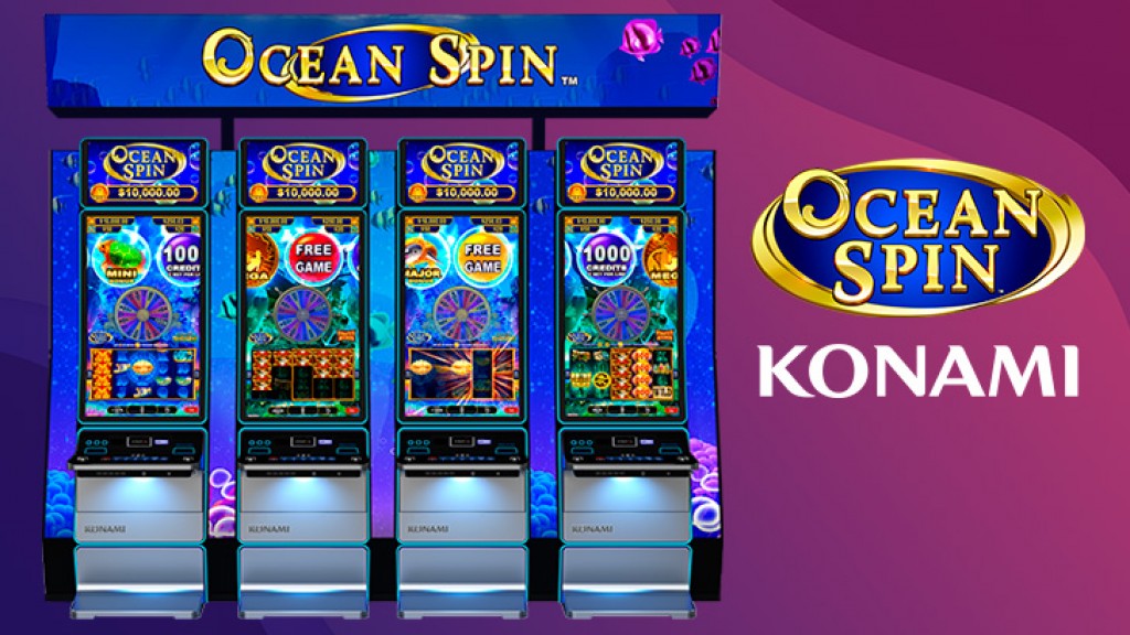 Konami´s Ocean Spin™ Slot Series Shows Groundswell Launch Success