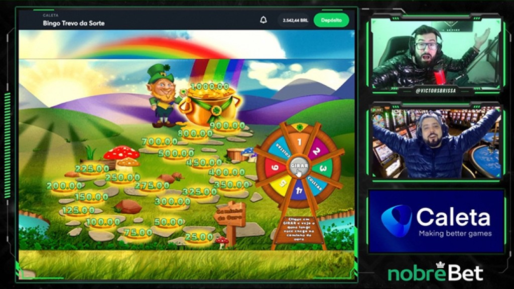 Caleta and NobreBet renew partnership to stream online casino games