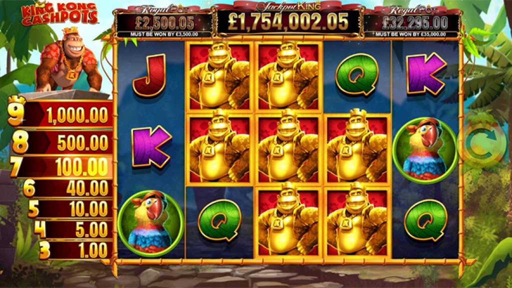 Blueprint Gaming´s reel royalty returns in King Kong Cashpots