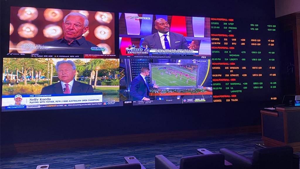 JCM Global Installs Largest Sports Betting Screen in Oregon at Three Rivers Casino Florence