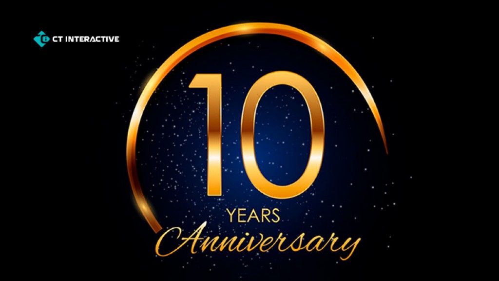 CT Interactive celebrates 10 years Anniversary